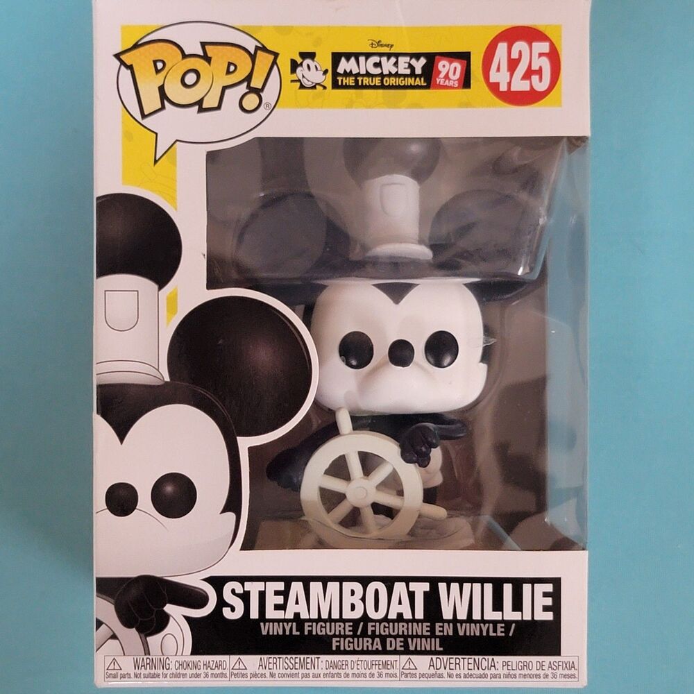 Funko Pop! Vinyl Disney Mickey Mouse Steamboat Willie #425 New